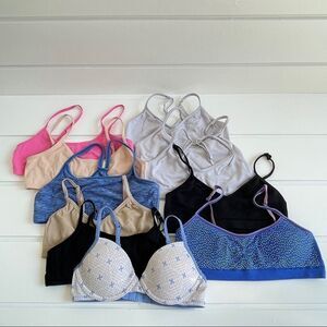 Justice, Hanes, Divided, Old Navy, Cat & Jack Bras